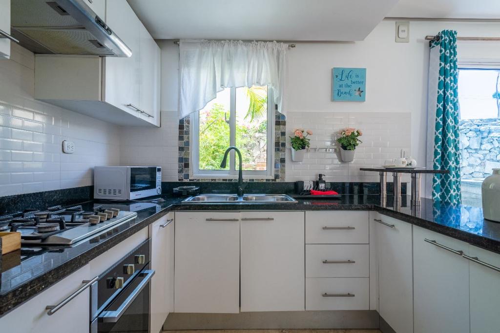 Rooftop terrace with minibar and panoramic Caribbean Sea views — Punta Cana real estate investment