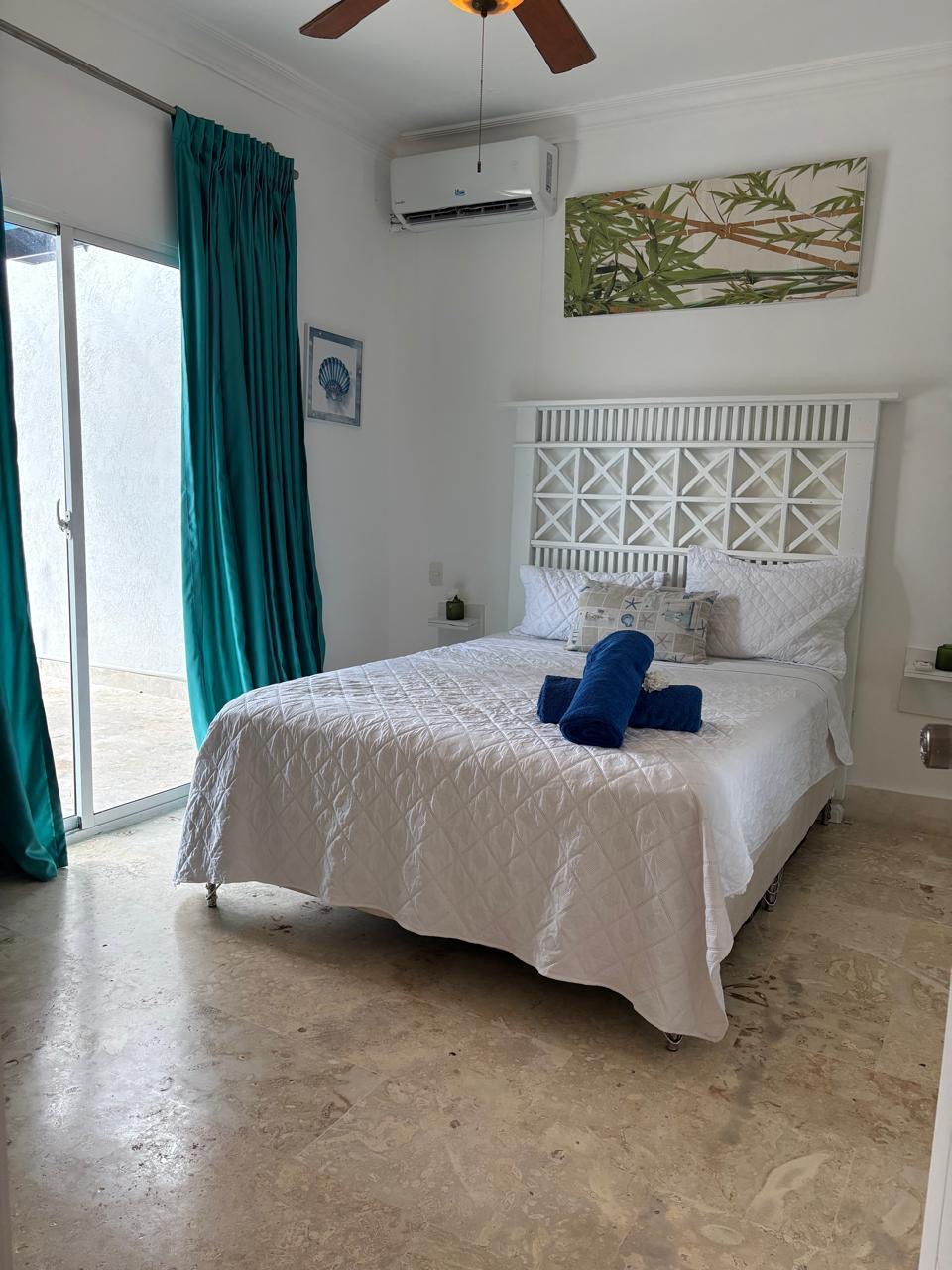 Caribbean beach view near the villa — property for sale steps from Playa Los Corales, Punta Cana